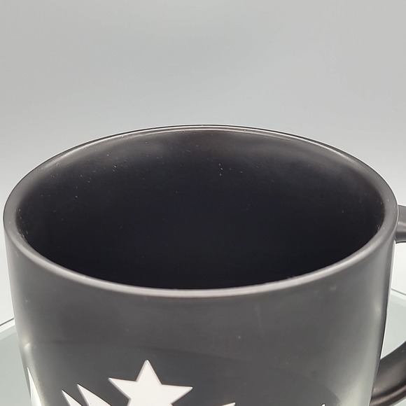 Starbucks 2017 Matte Black Ceramic Coffee Cup Mug Large Mermaid Siren Logo - Picture 5 of 7